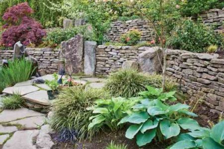 DIY Rock Wall Saves Money Image